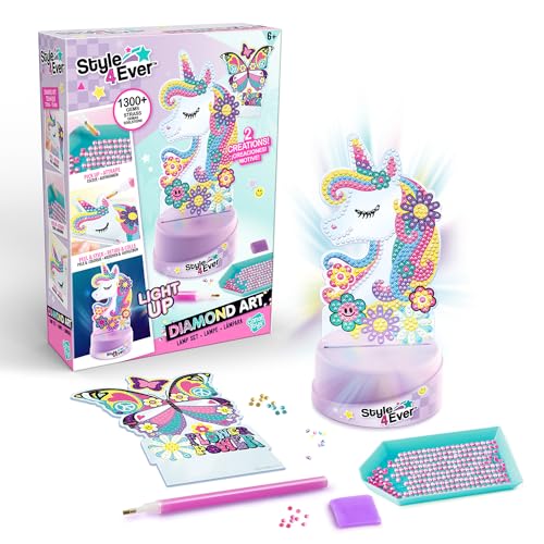 Canal Toys Diamant'Art Malset, Diamantlampe, Art-OFG 299, Violett von Canal Toys