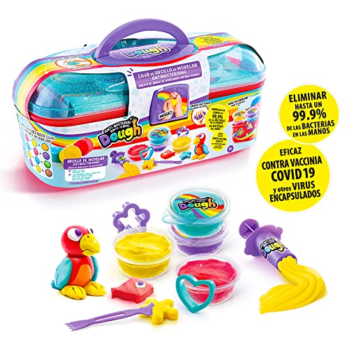 Canal Toys - Koffer mit antibakterieller Knetmasse, SND 002, Violett von Canal Toys