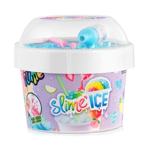 Canal Toys - SO SLIME DIY - Slime’Ice-Becher - Mit duftendem Farbstoff, 1 Löffel und Dekorationen - SSC 299 von Canal Toys