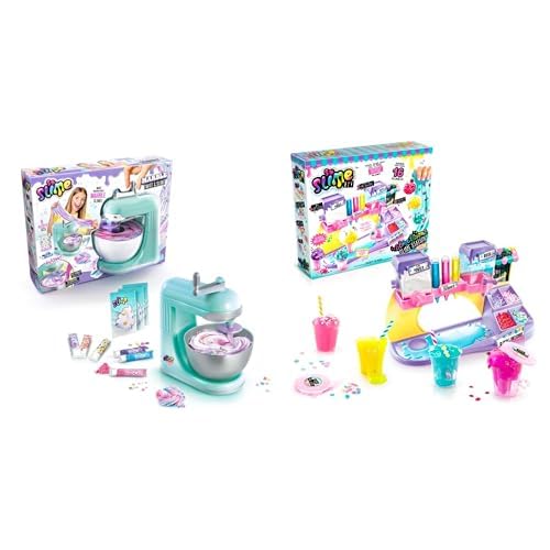 Canal Toys - So Slime SSC 229- DIY Marmorschleim mit Perlen für Dekorationen und Slime Standmixer, So Slime DIY Slime Station Set - Kreieren Sie Ihren eigenen duftenden Schleim mit Charms & Perlen von Canal Toys