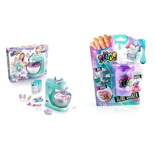 Canal Toys - So Slime SSC 229- DIY Marmorschleim mit Perlen für Dekorationen und Slime Standmixer und So Slime SSC 001- Slime Shaker, Machen Sie Ihren eigenen Schleim mit Slime Shaker, 1 Packung von Canal Toys