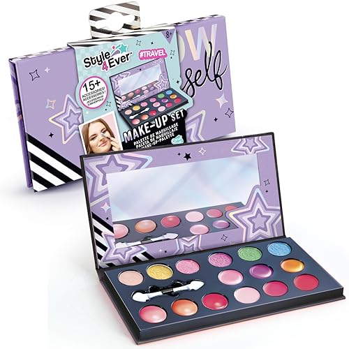 Canal Toys - Style 4 Ever OFG 310- Reise-Schminkset für Kinder, abwaschbares Schminkset und Kosmetikspielzeug, Makeup-Palette, 1 Set, Mehrfarbig von Canal Toys