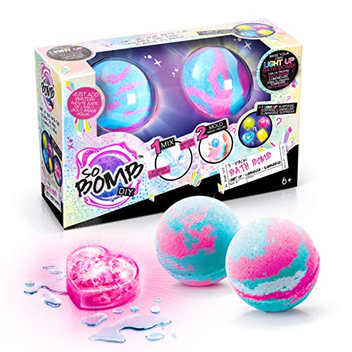 ETPARK Canal Toys - So Bomb BBD 032- DIY Glow up Badebomben, Stellen Sie Ihre eigenen Badebomben mit leuchtenden Überraschungen her, 2er Pack, mehrfarbig von Canal Toys