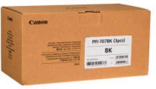 Canon Druckerpatrone PFI-707BK Original Schwarz 9821B001 von Canon