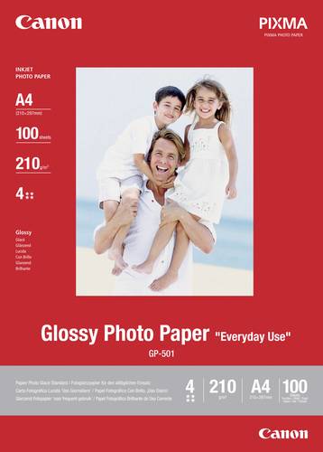 Canon GP-501 0775B081 Fotopapier 10 x 15cm 200 g/m² 50 Blatt Glänzend von Canon