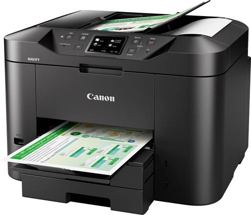 Canon MAXIFY MB2750 Multifunktionsdrucker Tintenstrahl Farbe A4 Drucker, Scanner, Kopierer, Fax LAN, von Canon