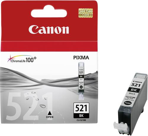 Canon Druckerpatrone CLI-521BK Original Foto Schwarz 2933B001 von Canon