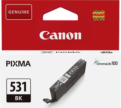 Canon Druckerpatrone CLI-531 BK Original Schwarz 6118C001 von Canon