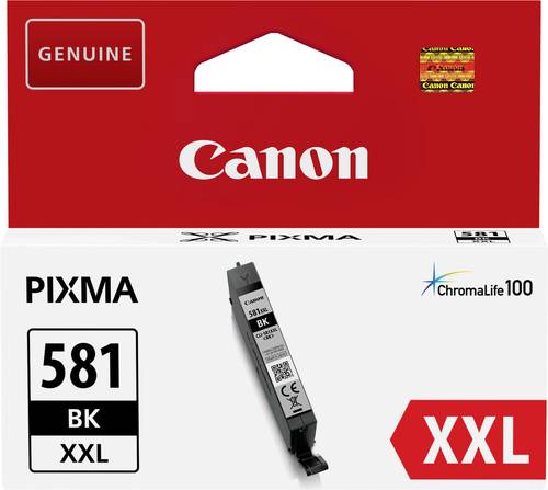 Canon Druckerpatrone CLI-581BK XXL Original Foto Schwarz 1998C001 von Canon