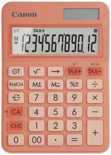 Canon LS-125KB-OR Taschenrechner Orange Display (Stellen): 12 batteriebetrieben, solarbetrieben (B x von Canon