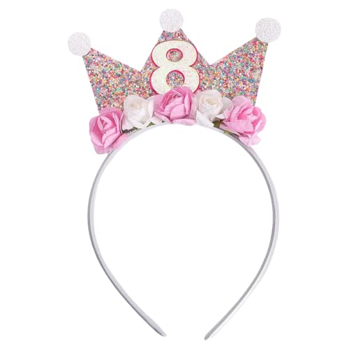 Capaneus 8 Jahr Geburtstagskrone,Krone Geburtstag 8 Jahre Mädchen,Geburtstagskrone Mädchen 8 Jahre,Crown 8 Jahr Geburtstag Mädchen mit Rose Blumen,Mädchen Geburtstag Stirnband,Spielzeug Capaneus 8 Jahr Geburtstagskrone,Krone Geburtstag 8 Jahre Mädchen,Geburtstagskrone Mädchen 8 Jahre,Crown 8 Jahr Geburtstag Mädchen mit Rose Blumen,Mädchen Geburtstag Stirnband,Spielzeug von Capaneus