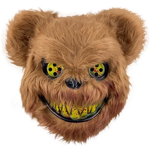 Capaneus Halloween Maske Horror Bärenmaske Halloween Maske Kinder Erwachsene Gruselige Bärenmasken Blutige Halloweenmaske für Kostüm Karnevalsparty Cosplay Maskerade Festival Party Capaneus Halloween Maske Horror Bärenmaske Halloween Maske Kinder Erwachsene Gruselige Bärenmasken Blutige Halloweenmaske für Kostüm Karnevalsparty Cosplay Maskerade Festival Party von Capaneus