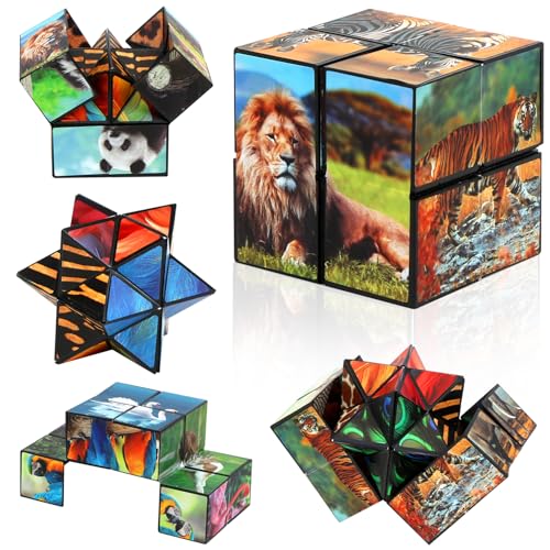 Tierwürfel Zauberwürfel, Infinity Cube, Anti Stress Würfel IQ Puzzle, Unendlichkeitswürfel Zappelspielzeug, Magic Cube, Zauberwurfel Spiele, Geschenkideen ab 6 7 8 9 10 11 Jahre Jungen Mädchen Tierwürfel Zauberwürfel, Infinity Cube, Anti Stress Würfel IQ Puzzle, Unendlichkeitswürfel Zappelspielzeug, Magic Cube, Zauberwurfel Spiele, Geschenkideen ab 6 7 8 9 10 11 Jahre Jungen Mädchen von Capaneus
