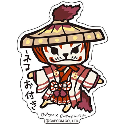 Capcom × B-Side Label Monster Hunter Sticker: Samurai Felyne von Capcom