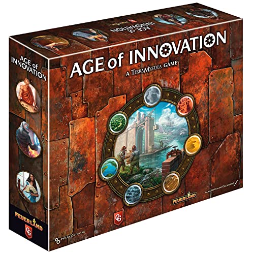 Capstone Games: Age of Innovation – Ein Terra Mystica-Spiel, Fraktionsstrategie-Brettspiel, ab 14 Jahren, 1-5 Spieler, 40 Minuten Capstone Games: Age of Innovation – Ein Terra Mystica-Spiel, Fraktionsstrategie-Brettspiel, ab 14 Jahren, 1-5 Spieler, 40 Minuten von Capstone Games