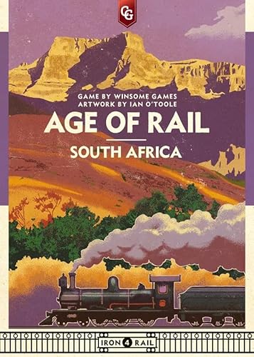 Capstone Games | Age of Rail: South Africa | Iron Rail 4 Build Railroads Across South Africa | Board Game | 3 to 5 Players Ages 12+ | English von Capstone Games