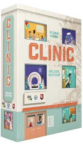 Capstone Games | Clinic Deluxe | Board Game | Base Game | 1 to 4 Players Ages 14+ von Capstone Games