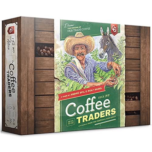 Capstone Games | Coffee Traders | Board Game | Base Game | 1 to 4 Players Ages 14+ von Capstone Games