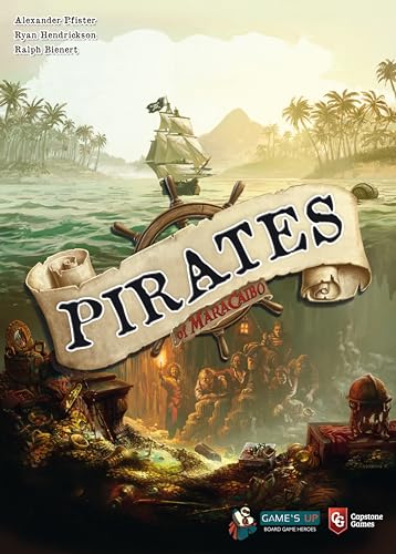 Capstone Games | Pirates of Maracaibo | Board Game | Base Game | 1 to 4 Players Ages 13+ von Capstone Games