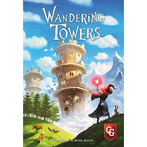 Capstone Games | Wandering Towers | Board Game | Base Game | 1 to 6 Players Ages 10+ von Capstone Games