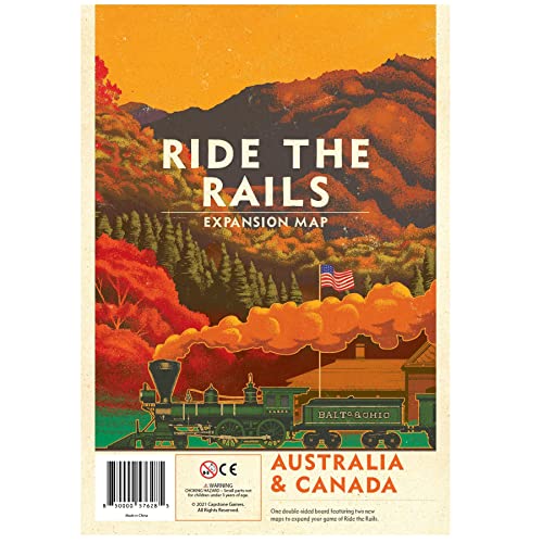 Capstone Games Zubehör Ride The Rails: Australia & Canada-EN von Capstone Games