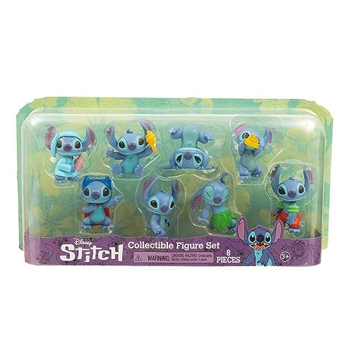 Magische Kapseln - Stitch Collectible Figure Set, 8 Exklusive Disney Stitch-Figuren, mit verschiedenen Posen und Zubehör, Sammelspielzeug, Jungen und Mädchen +3 Jahre, Berühmt (TTC02000) von Grandi Giochi