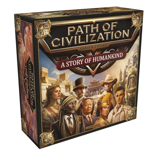 Captain Games, Path of Civilization, Kennerspiel, Brettspiel, 1-5 Spieler, Ab 14+ Jahren, 20 Minuten pro Spieler, Deutsch, Mehrfarbig, Bunt von Captain Games