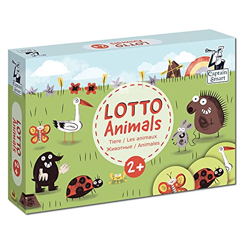 Captain Smart Memory Ab 2 Jahre Spiel Kinder Merkspiel Erinnerungsspiel Brettspiel Lernspiel Tiere Lotto Tierpaare Jungen Mädchen 1 Bis 6 Spieler von Captain Smart