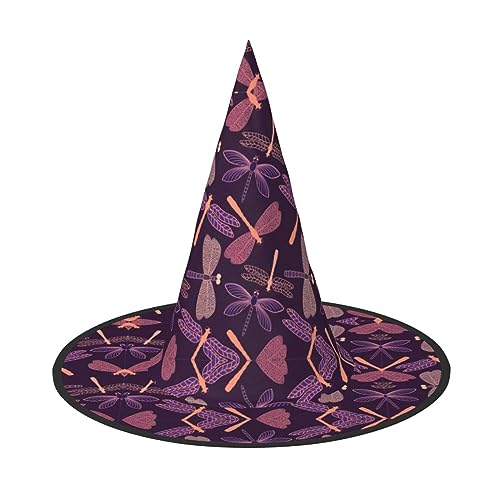 Lila Libelle Einzigartiger Halloween Hut - Oxford Tuch Material, Perfekt für Partys und Kostümveranstaltungen von CarXs