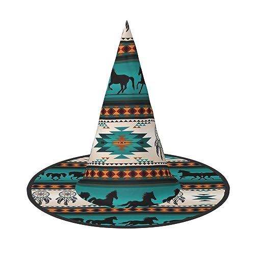 Pferdestreifen Muster Einzigartige Halloween Hut - Oxford Tuch Material, Perfekt für Partys und Kostümveranstaltungen von CarXs