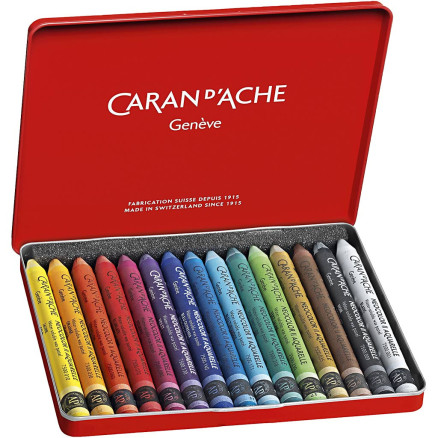 CARAN D'ACHE Neocolor II, L 10 cm, Dicke 8,5 mm, Sortierte Farben, 15 Stk/ 1 Pck CARAN D'ACHE Neocolor II, L 10 cm, Dicke 8,5 mm, Sortierte Farben, 15 Stk/ 1 Pck von Caran D'ache