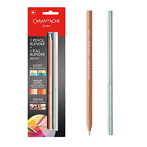 Caran d'Ache Blender Stift Full Blender Bright Holzgefasst 2-Teilig, 0902.301, One Size, mehrfarbig, mehrfarbig von Caran d'Ache