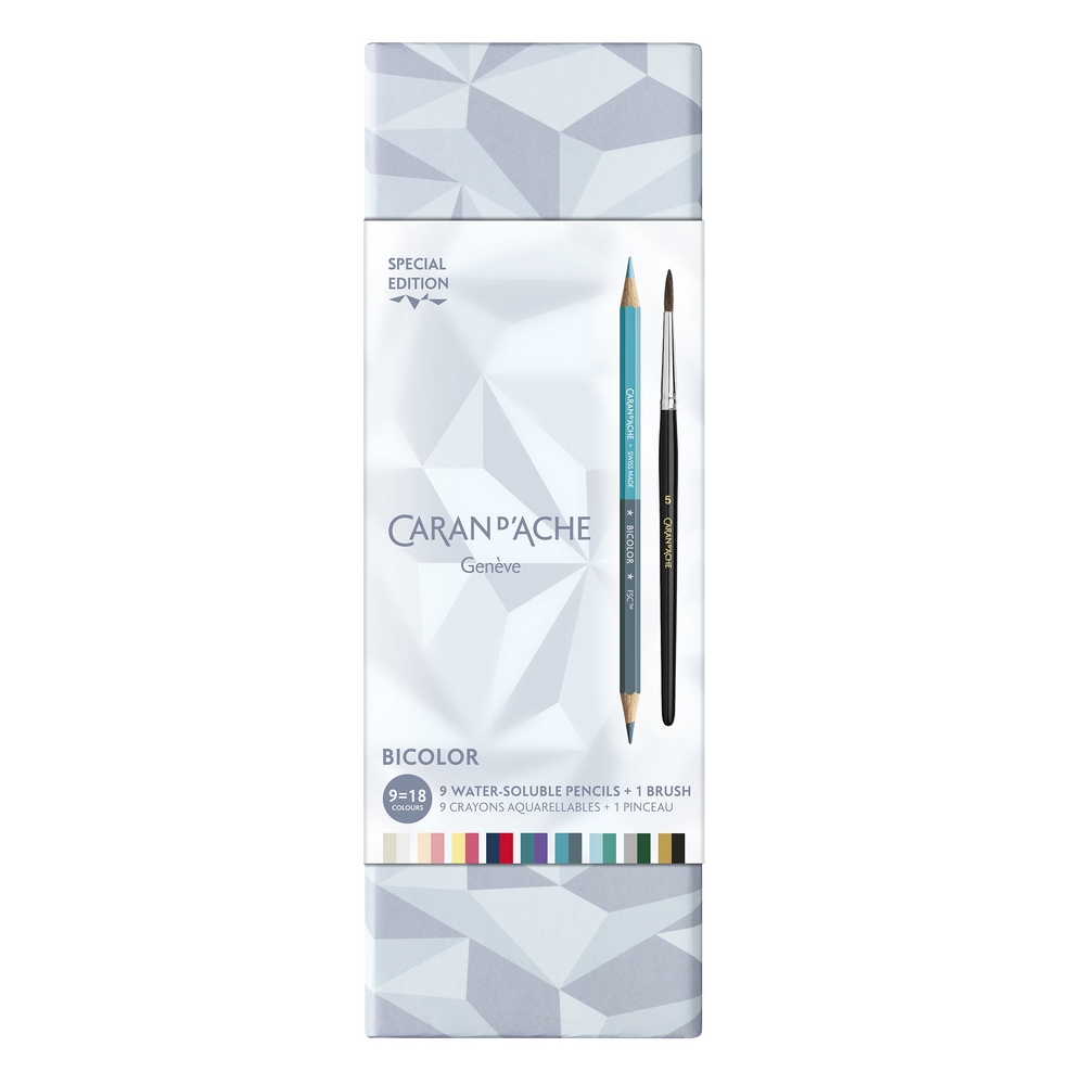 Caran d'Ache Buntstifte Bicolor Alpine Frost 9Stk. - Special Edition Caran d'Ache Buntstifte Bicolor Alpine Frost 9Stk. - Special Edition von Caran d'Ache