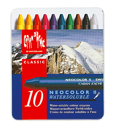 Caran d'Ache Künstlerkreide Neocolor II. 10-Etui von Caran d'Ache