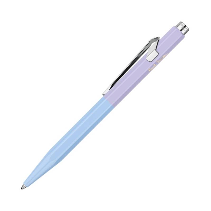 Caran d'Ache Kugelschreiber 849 Paul Smith Edition 4 Sky Blue - Lavender Purple von Caran d'Ache