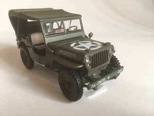 Cararama Jeep Willys 4x4 Soft Top, Auto Modell 1:43 (4-90180) von Cararama