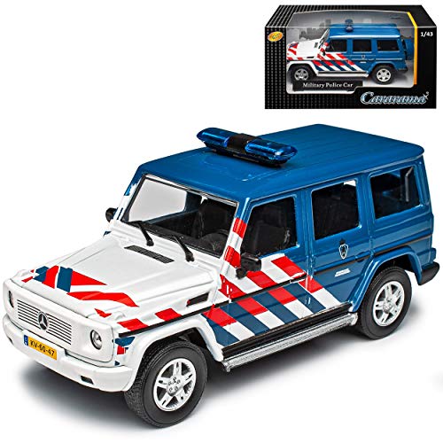 Cararama Mercedes-B G-Klasse Military Police Polizei Niederlande 1/43 Modell Auto von Cararama