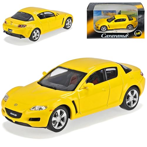 Cararama Mazda Rx8 Rx-8 Gelb 1/43 Modellauto Modell Auto von Cararama