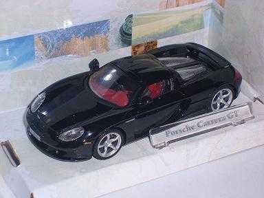 Cararama Porsche Carrera GT Schwarz Cabrio 2006 1/43 Modellauto Modell Auto von Cararama