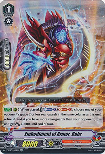 Cardfight!! Vanguard - Embodiment of Armor, Bahr - V-MB01/012EN - RR - V Mini Booster 01: PSYqualia Strife von Cardfight!! Vanguard Singles