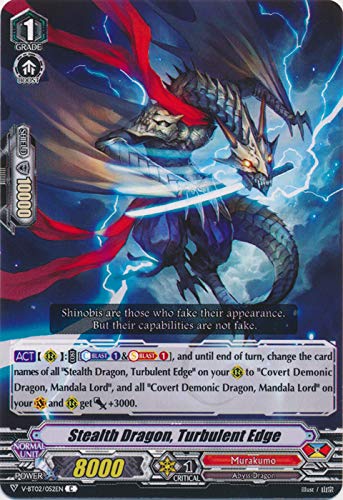 Cardfight!! Vanguard - Stealth Dragon, Turbulent Edge - V-BT02/052EN - C - V Booster Set 02: Strongest! - Team AL4 von Cardfight!! Vanguard Singles