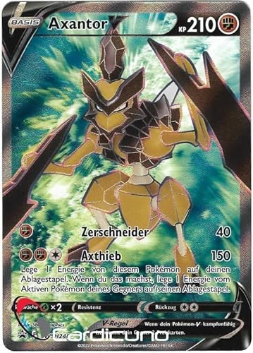 Cardicuno CC Axantor SWSH248 Full Art Schwert & Schild Promo Sammelkarte | Kleavor V Deutsch von Cardicuno