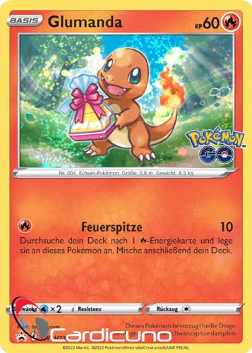 CC Glumanda SWSH232 Holo Schwert & Schild Promo Sammelkarte | Charmander Deutsch von Cardicuno