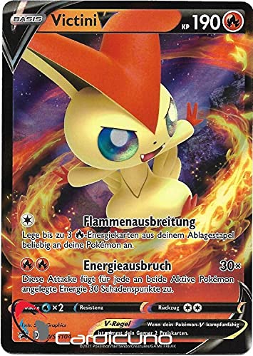 CC Victini V SWSH104 Schwert & Schild Promo Sammelkarte Deutsch von Cardicuno