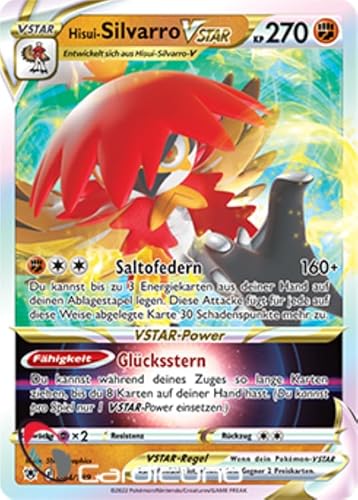 Cardicuno ASR Hisui-Silvarro VSTAR 084/189 Astralglanz Pokemon Sammelkarte Deutsch von Cardicuno