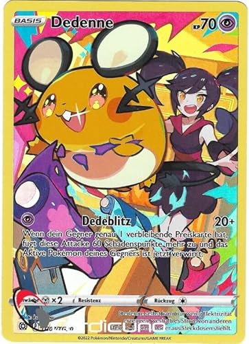 Cardicuno BRS Dedenne TG07/TG30 Alternate Art Strahlende Sterne Trainergalerie Sammelkarte Deutsch von Cardicuno