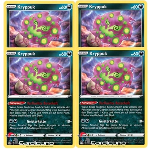 Cardicuno Kryppuk Playset (4X) 117/196 Rare Verlorener Ursprung Pokémon Sammelkarte Deutsch von Cardicuno