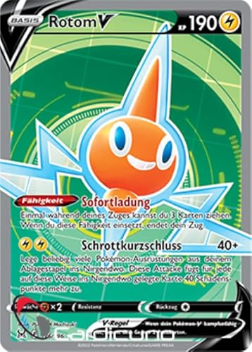 Cardicuno Rotom V 176/196 Full Art Verlorener Ursprung Pokémon Sammelkarte Deutsch von Cardicuno