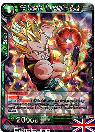 Cardicuno - SS Vegeta, No Holding Back - BT5-058 R - Foil - Dragon Ball Super - Englisch - Mit Toploader von Cardicuno