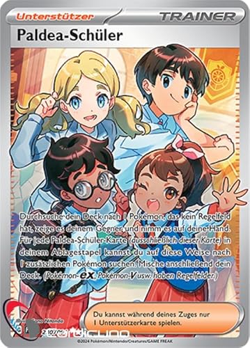 Cardicuno SV045 Paldea Student 230/091 Full Art Paldeas Schicksale | Paldean Student Deutsch von Cardicuno